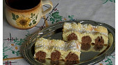 Tvarohovo-kuličkový moučník