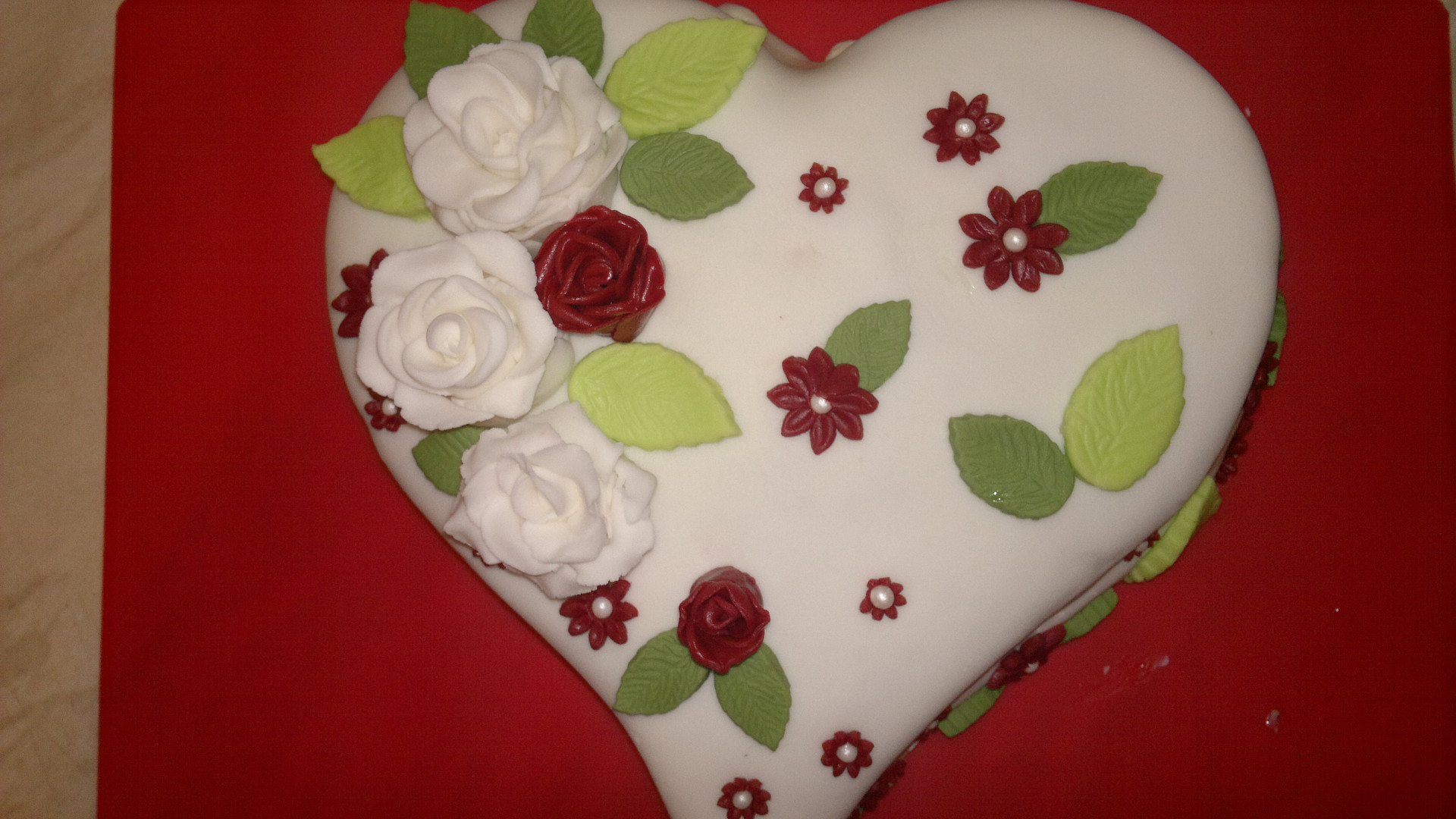 Valentýnský dort pro manžela