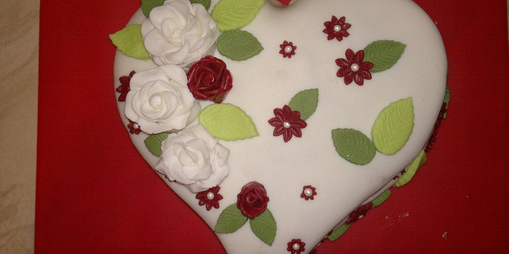 Valentýnský dort pro manžela