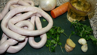 Vinné karbanátky a prejt, suroviny
