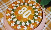 Aspikový dort narozeninový-hladký