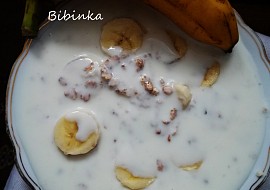 Banány s kokosovým jogurtem