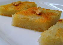 Basbousa - krupicový koláč