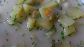 Bramborová polévka s tvarůžky
