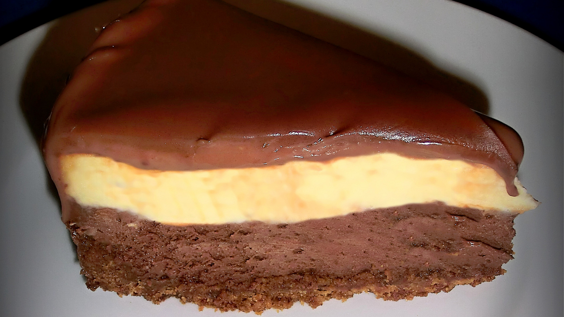 Cheesecake čokoládový trojboj