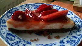 Cheesecake s jahodami