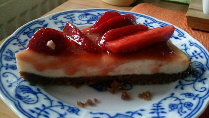 Cheesecake s jahodami