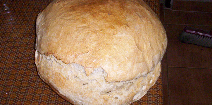 Chleba  z pravého kvásku (to je chlebík dneska pečený)