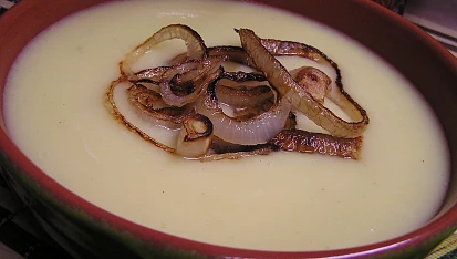 Cibulovo - bramborový krém