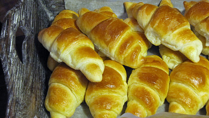 Croissanty s mandlemi
