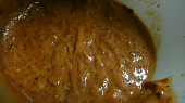 Fazolový salát s fazolovou zálivkou, umixovaná zálivka