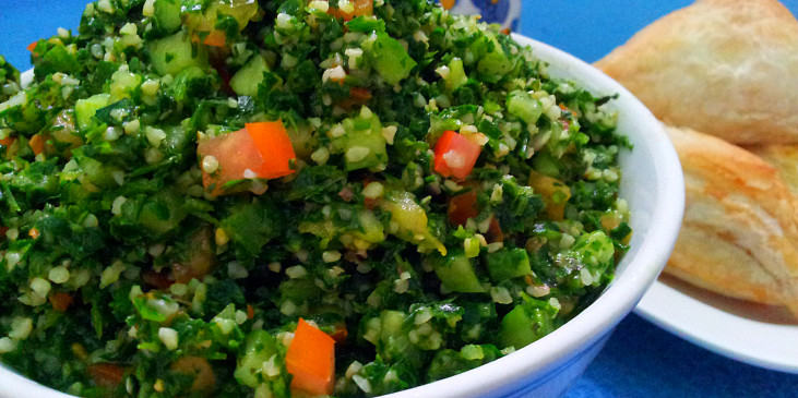 Hrníčkový salát Tabbouleh