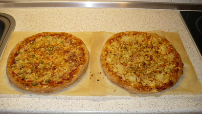 Italská pizza (Neapol)- 2*30cm