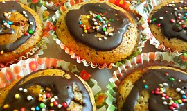Jogurtové muffiny s kokosem a čokoládou