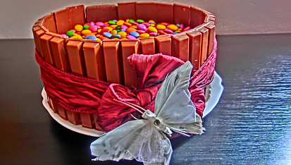 Kit kat dortík