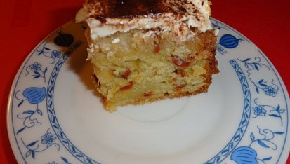 Kokosový moučník s kustovnicí