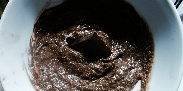 Krémová brownies poleva