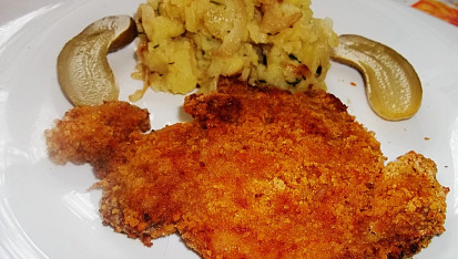 Křupavé řízky z trouby na horkovzduch, Křupavé řízky v roubě na horkovzduch