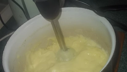 Bramborová kaše s majonézou