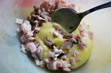 majonéza+šunka+citronová šťáva+worchester...