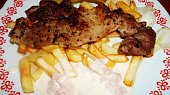 Marinované vepřové řízky na grilu, Marinované vepřové řízky na grilu