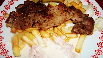 Marinované vepřové řízky na grilu, Marinované vepřové řízky na grilu
