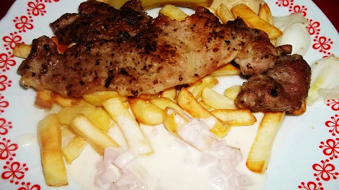 Marinované vepřové řízky na grilu, Marinované vepřové řízky na grilu
