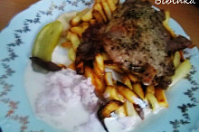 Marinované vepřové řízky na grilu