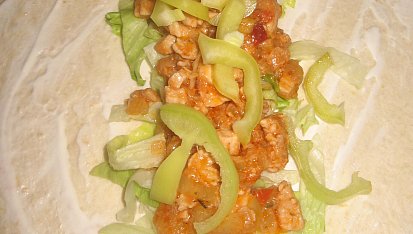 Mexická tortilla s kuřecím masem