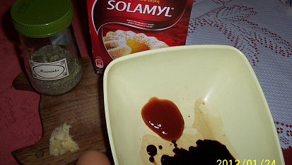Nakládané maso v "čínské" omáčce., suroviny na marinádu