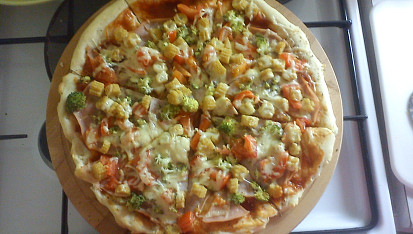 Nejlepší a nejjednodušší pizza, Zeleninová pizza