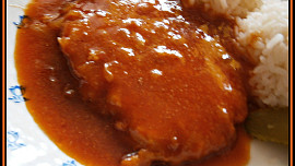 Obracený řízek s tarhoňou