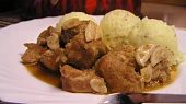 Ostré kostky s česnekem a celerem