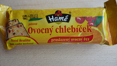 Ovocný chlebíček z kyšky
