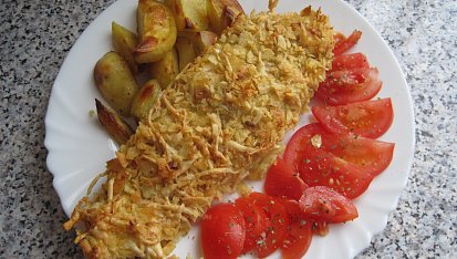 Pangasius v krustě z chipsů