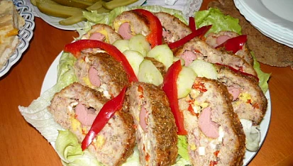 Plněná sekaná podle babičky