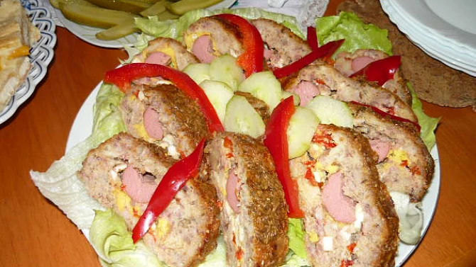 Plněná sekaná podle babičky