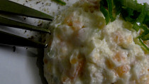 Pomazánka ze sýru Ricotta a uzeného lososa