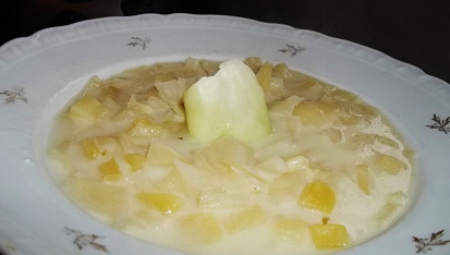 Smetanová zelnice ze sladkého zelí, Smetanová zelnice