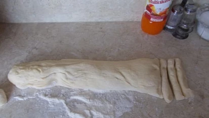 Těsto na pletýnky z pekárny