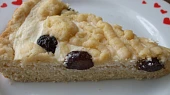 Tvarohový koláč s rozinkami