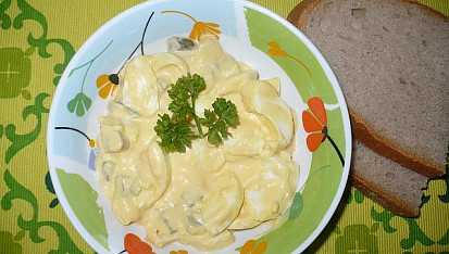 Vajíčkový salát (jednoduchý)
