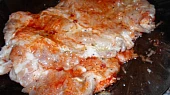 Česneková krkovice s gratinovanými bramborami