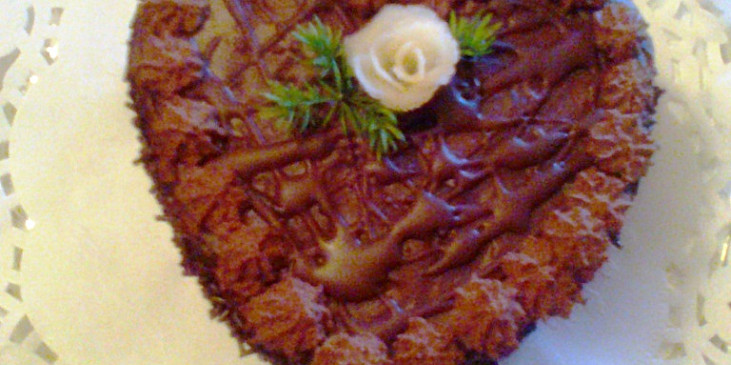 Čokoládový dort s Ganache (k Valentýnu)