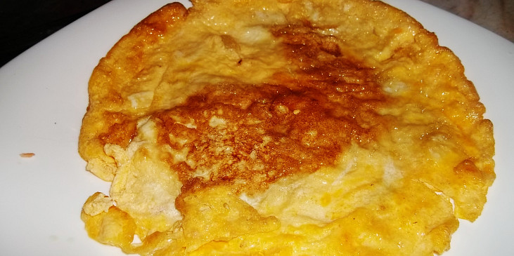 upečená omeleta...