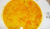 Indická mrkvová polévka, detail...
