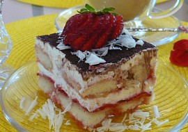 Jahodové tiramisu podle Milky