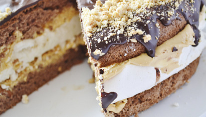 Karamelovo-penova torta