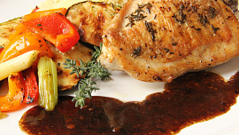 Kuře s glassé balsamico