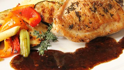 Kuře s glassé balsamico